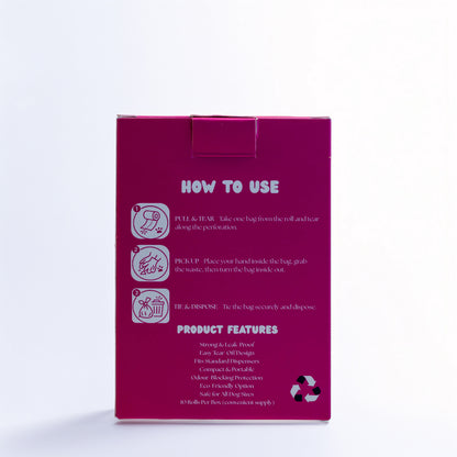 Dog Poo Bags - Make every walk cleaner, easier, and more responsible with our premium poo bags.