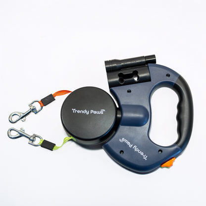 FlexiPaws Anti-Tangle 3m Dual Leash